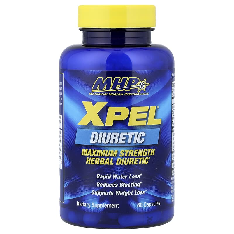 XPEL®, Maximum Strength Herbal Diuretic, 80 Capsules
