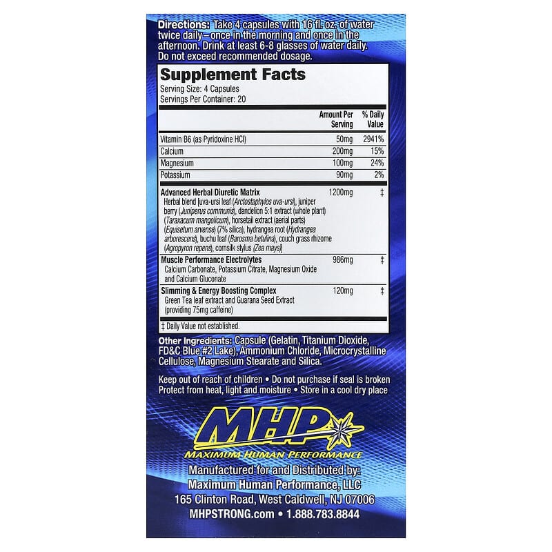 XPEL®, Maximum Strength Herbal Diuretic, 80 Capsules XPEL®, Maximum Strength Herbal Diuretic, 80 Capsules