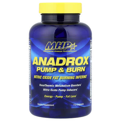 MHP, Anadrox Pump & Burn, 112 Capsules