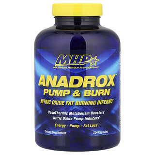 MHP, Anadrox Pump & Burn, 224 капсули