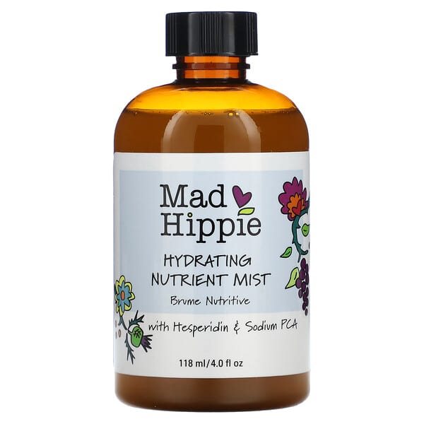 Mad Hippie, ハイドレーティングニュートリエントミスト、118ml（4.0液量オンス）