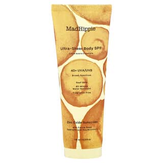 Mad Hippie, Ultra-Sheer SPF за тяло, 40+, 4 течни унции (118 ml)