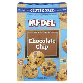 Mi-Del Cookies, Crunchy Cookies, Chocolate Chip, 8 oz (227 g)