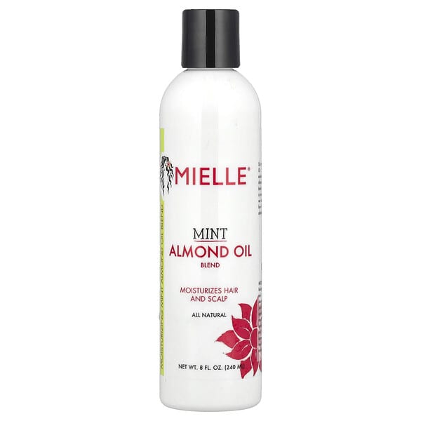 Mielle, 아몬드 오일 혼합물, 민트향, 240ml(8fl oz)