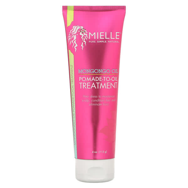 Mielle‏, טיפול לשמן פומדה, שמן מונגונגו, 113 גרם (4 אונקיות)