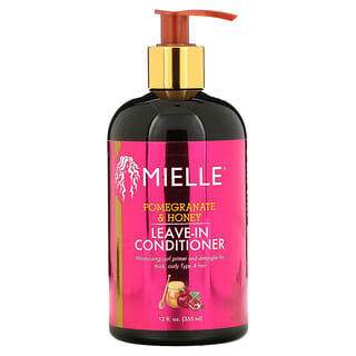 Mielle, 免洗护发素，石榴蜂蜜，适用于浓密卷曲的 4 型头发，12 液量盎司（355 毫升）