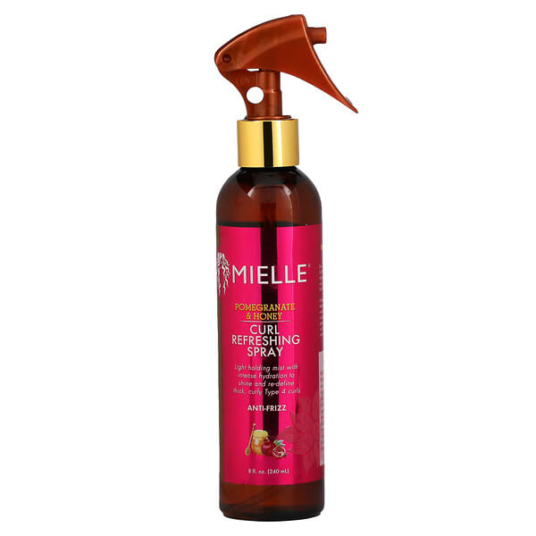 Mielle, Curl Refreshing Spray, Pomegranate & Honey,  8 fl oz (240 ml)