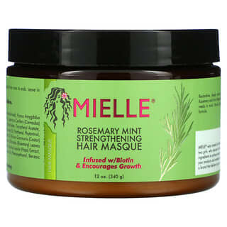 Mielle (ميلي)‏, قناع تقوية الشعر، إكليل الجبل والنعناع، 12 أونصة (340 جم)