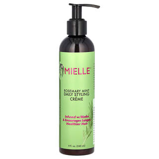 Mielle, щоденний крем для укладання волосся, розмарин і м’ята, 240 мл (8 рідк. унцій)