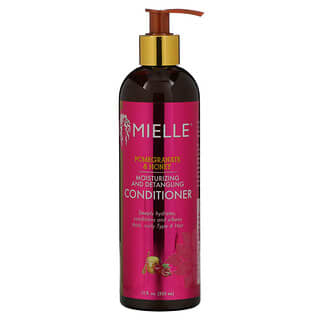 Mielle (ميلي)‏, بلسم مرطب وفك تشابك الشعر ، الرمان والعسل ، 12 أونصة سائلة (355 مل)