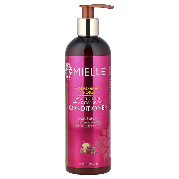 Mielle, 보습 및 엉킴 방지 컨디셔너, 석류 및 꿀, 355ml(12fl oz)