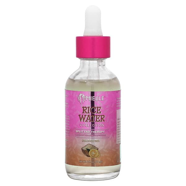 Mielle, 스플릿 엔드 테라피, 쌀뜨물 컬렉션, 59ml(2fl oz)