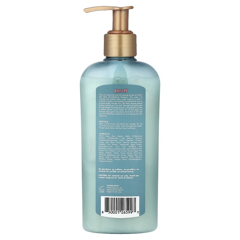Anti-Shedding Shampoo, Sea Moss Blend, 8 oz (235 ml)