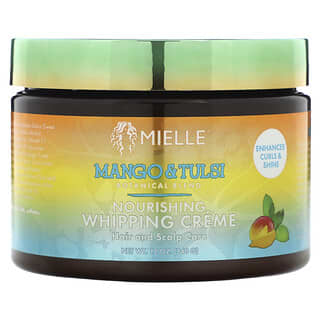 Mielle, Crema nutritiva para batir, Mango y tulsí`` 340 g (12 oz)