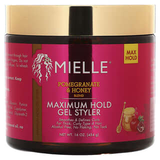 Mielle, Gel Styler, Maximum Hold, Granatapfel-Honig-Mischung, 454 g (16 oz.)