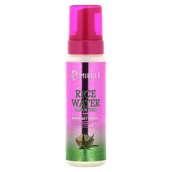 Mielle, 브레이드 세트, 쌀뜨물 및 알로에베라 혼합물, 222ml(7.5fl oz)