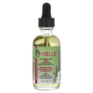 Mielle, Versterkende olie voor een lichte hoofdhuid en haar, rozemarijnmunt, 59 ml