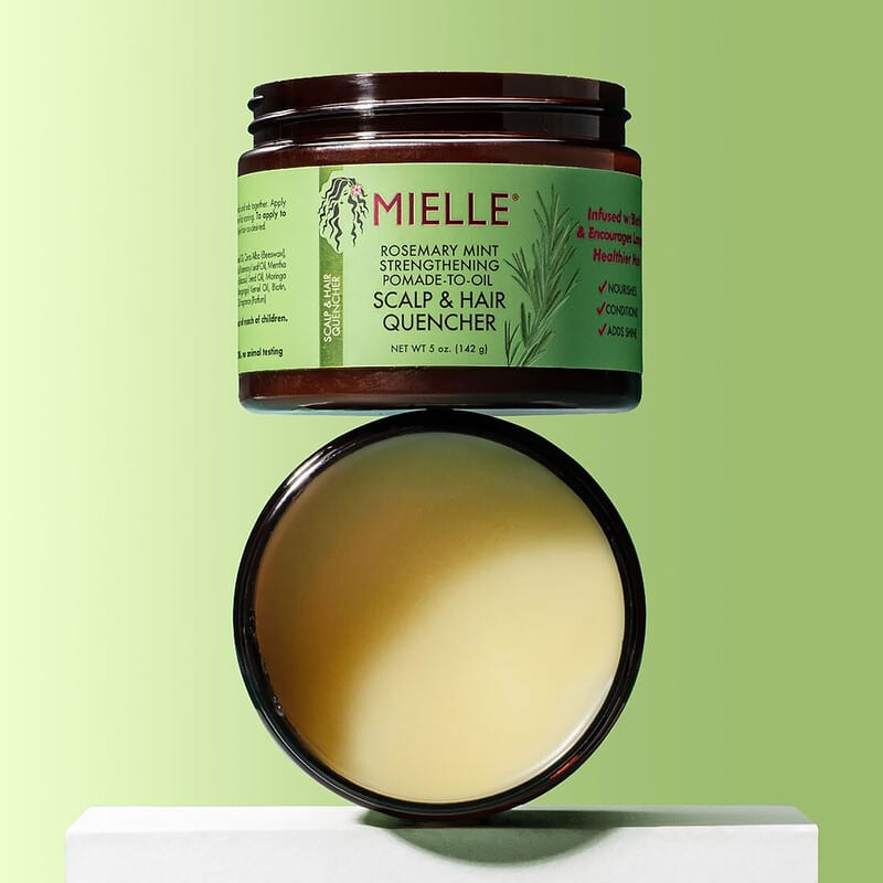 Strengthening Pomade-to-Oil, Scalp & Hair Quencher, Rosemary Mint