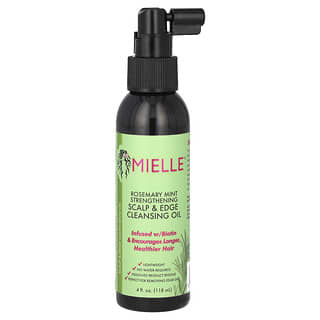 Mielle, Strengthening Scalp & Edge Cleansing Oil, Rosemary Mint, 4 fl oz (118 ml)