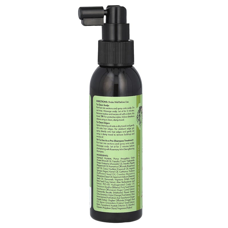 Strengthening Scalp & Edge Cleansing Oil, Rosemary Mint, 4 fl oz (118 ml)
