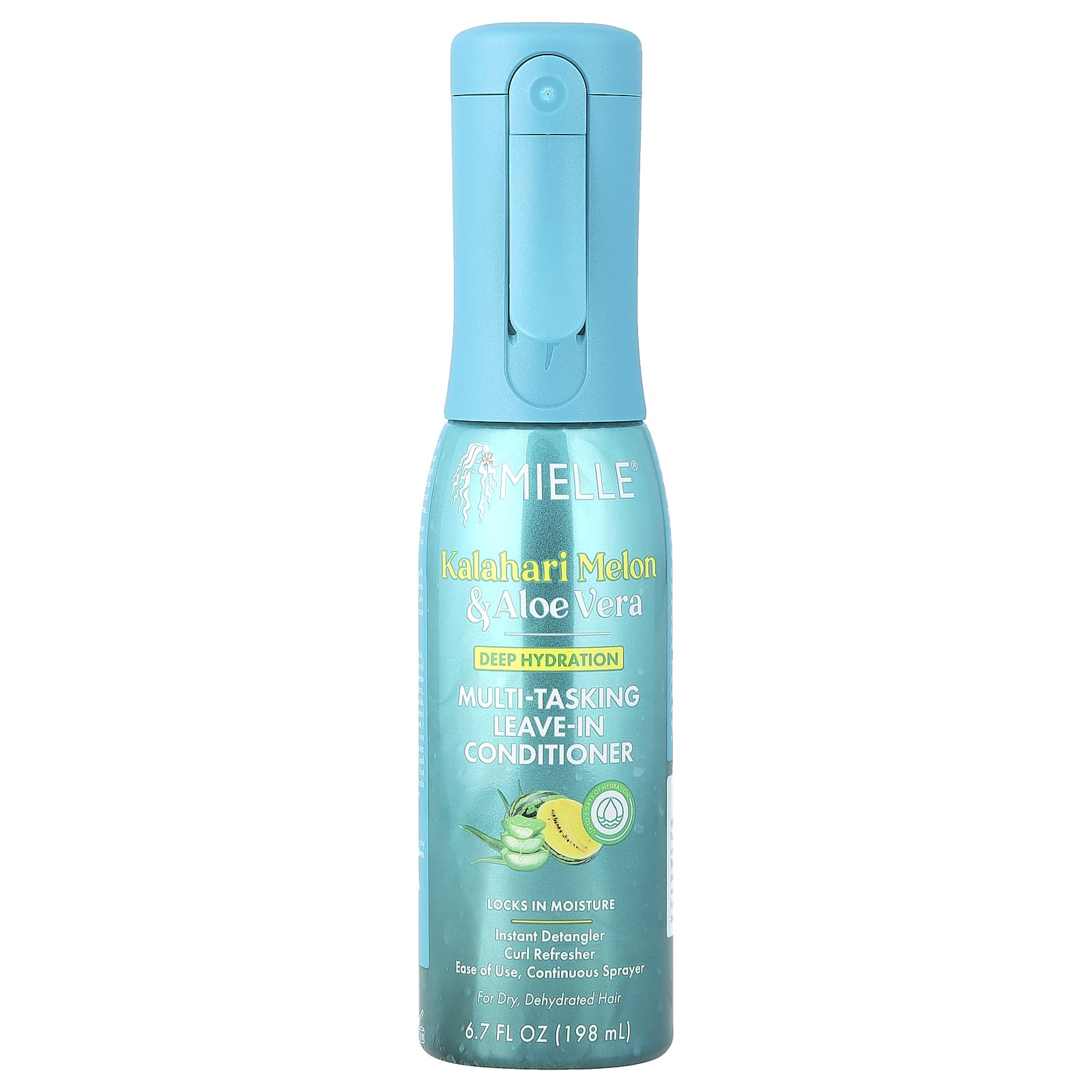 Deep Hydration Multi-Tasking Leave-In Conditioner, For Dry, Dehydrated Hair, Kalahari Melon & Aloe Vera, 6.7 fl oz (198 ml)