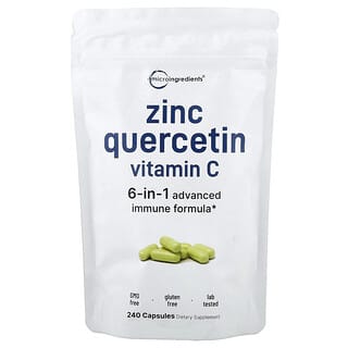 Micro Ingredients, Çinko Kersetin C Vitamini , 240 Kapsül