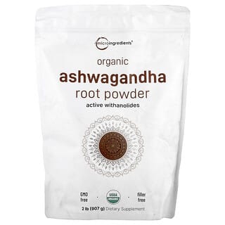 Micro Ingredients, Organický kořenový prášek Ashwagandha, 907 g