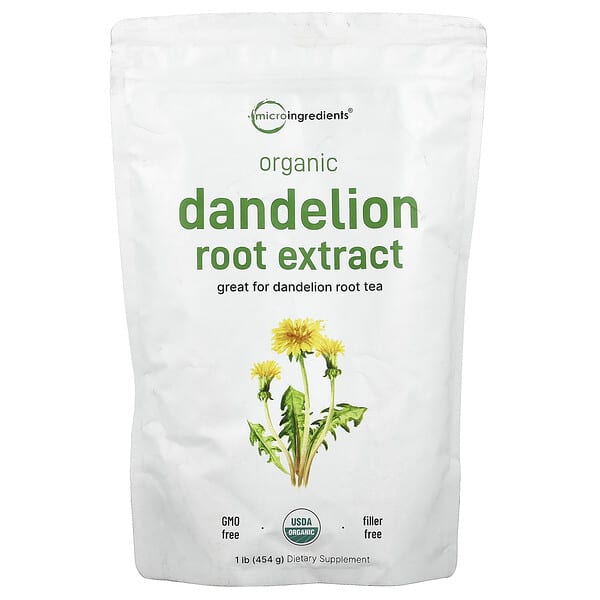 Micro Ingredients, Organic Dandelion Root Extract, 1 lb (454 g)