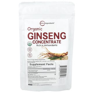 Micro Ingredients, Concentré de ginseng biologique, 113 g