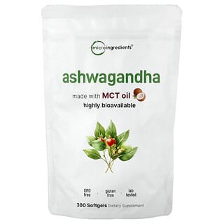 Micro Ingredients, Ashwagandha, 300 Softgels