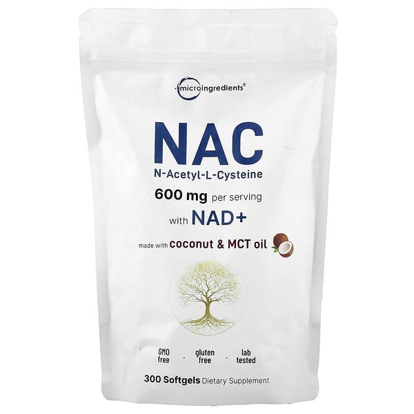 NAC With NAD+, 300 Softgels