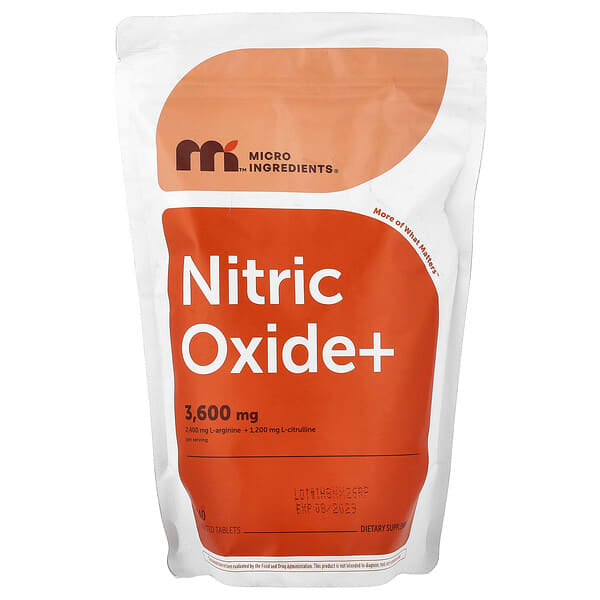 Micro Ingredients, Nitric Oxide Booster, 240 Bisected Tablets