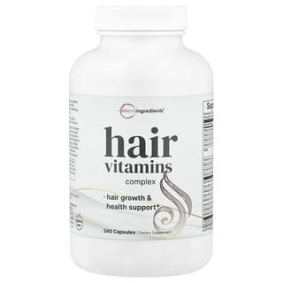 Micro Ingredients, Комплекс витаминов для волос, 240 капсул