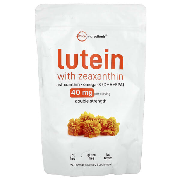 Lutein With Zeaxanthin, 240 Softgels