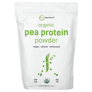 Micro Ingredients, Proteína em Pós de Ervilha Orgânica, 1,000 g (2.2 lb)