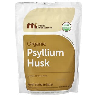 Micro Ingredients, 유기농 차전자피 분말, 907g(2lb)