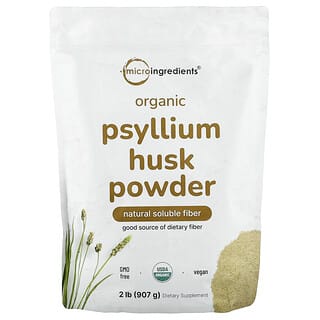 Micro Ingredients, Biologisch psylliumvezelpoeder, 2 lb (907 g)