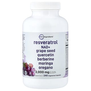 Micro Ingredients, Resveratrol, 240 Kapsul Vegetarian