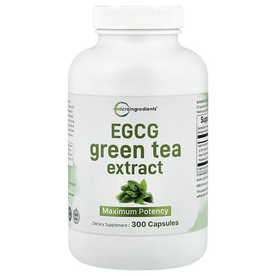 Micro Ingredients, Epigallocatechin Gallate Green Tea Extract, 300 Capsules (225 mg per capsule)