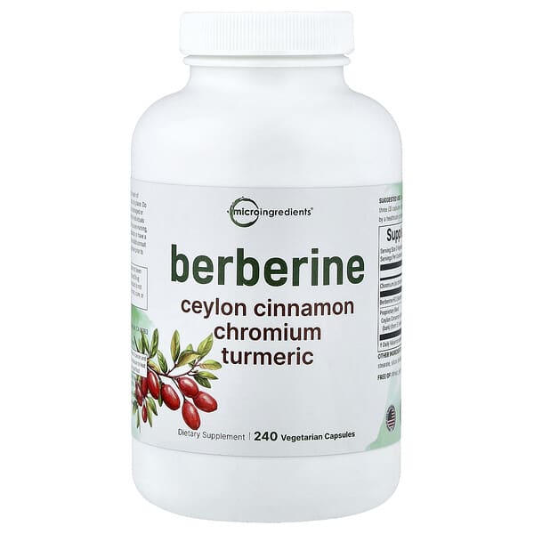 Berberine, 240 Vegetarian Capsules