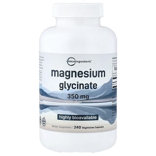 Micro Ingredients, Glicinato de magnesio, 240 cápsulas vegetales (175 mg por cápsula)