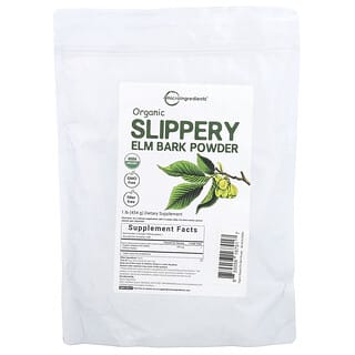 Micro Ingredients, Organic Slippery Elm Bark Powder , 1 lb (454 g)