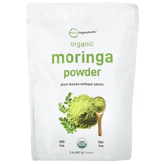 Micro Ingredients, Organic Moringa Leaf Powder, Bio-Moringa-Blattpulver, 907 g (2 lbs.)