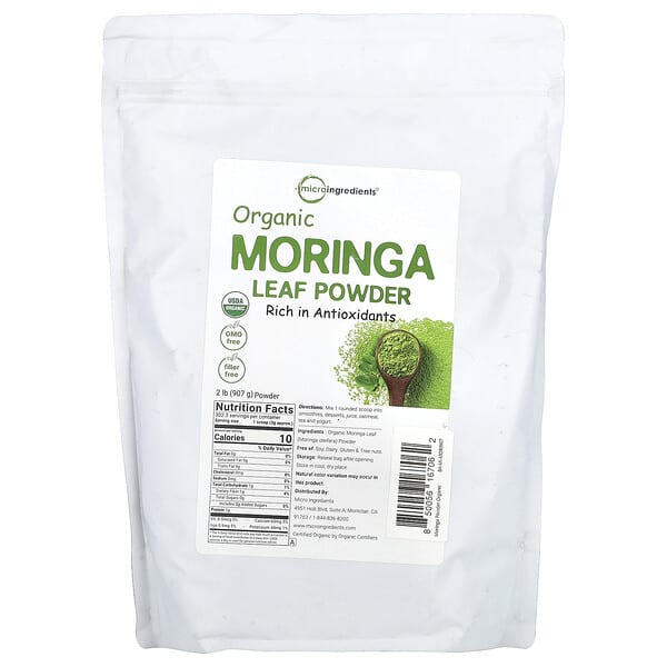 Micro Ingredients, Organic Moringa Leaf Powder, 2 lbs (907 g)