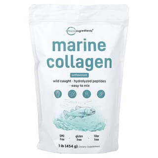 Micro Ingredients, Marine Collagen, Unflavored, 1 lb (454 g)