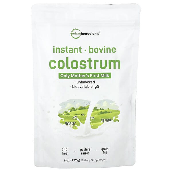 Instant Bovine Colostrum, Unflavored, 8 oz (227 g)