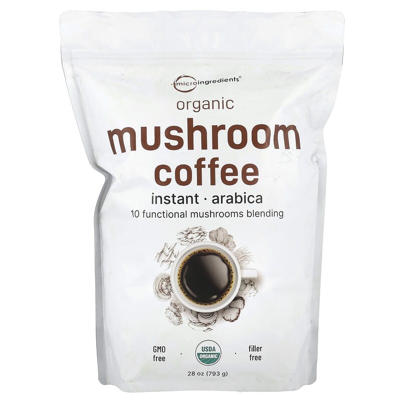 mushroom coffee glp 1 Organic Instant Mushroom Coffee, 28 oz (793 g)