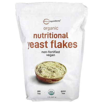 Micro Ingredients, Organic Nutritional Yeast Flakes, 2 lbs (907 g)