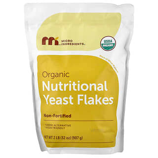Micro Ingredients, Organic Nutritional Yeast Flakes , 2 lb (907 g)