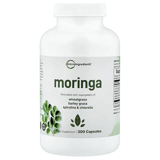 Micro Ingredients, Moringa, 300 Capsules